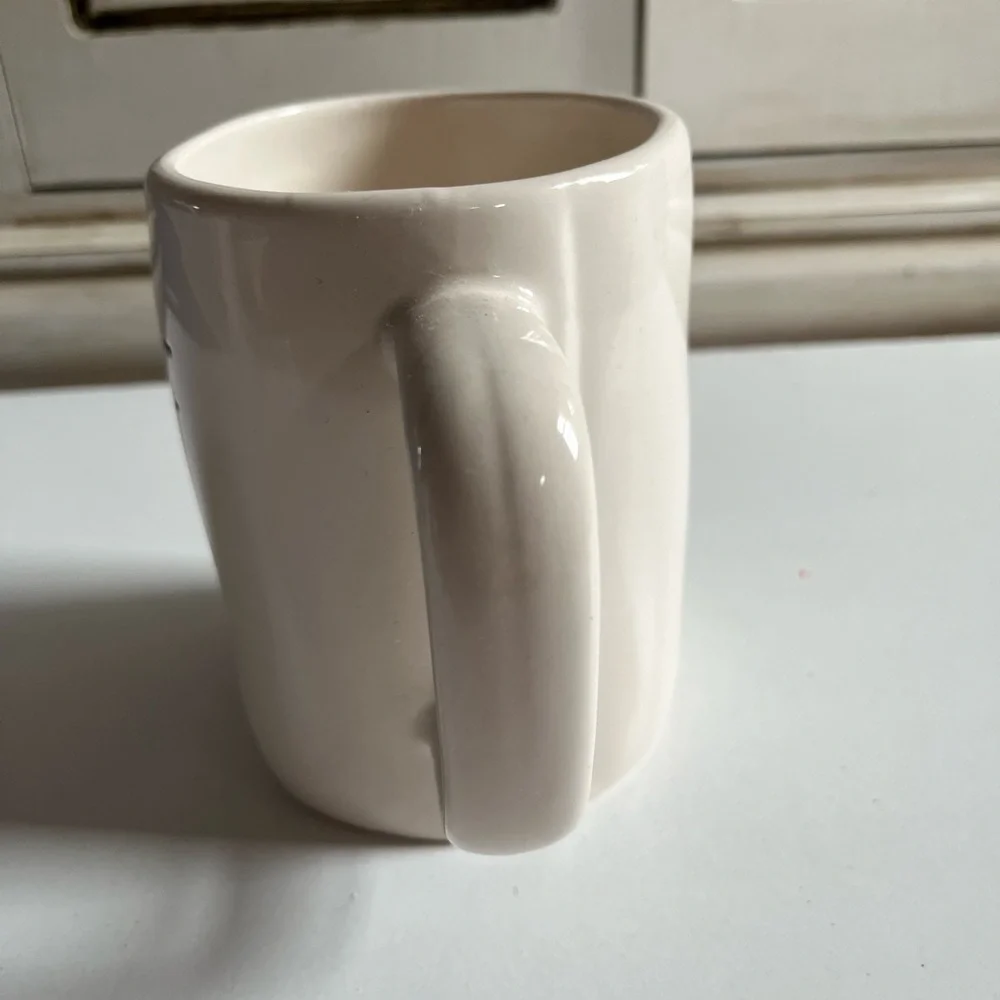 Rae Dunn BFF Artisan Collection Large White Coffee / Tea Mug 15 oz Best Friend
